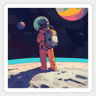 Lone astronaut Sticker